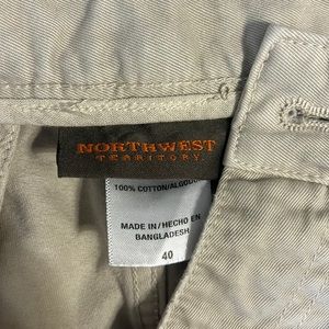 Northwest territory khaki shorts. Gently used with no stains or tears